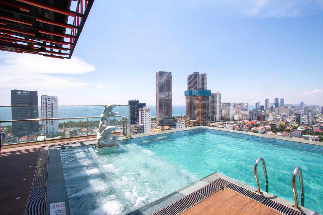 Cordial Grand Hotel Da Nang Beach - Infinity Rooftop Pool ภายนอก รูปภาพ